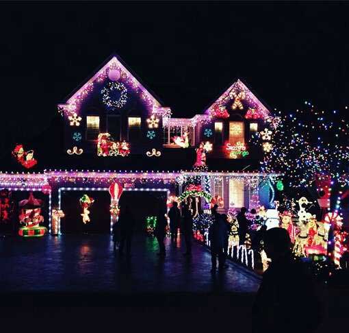 Christmas Light Installation